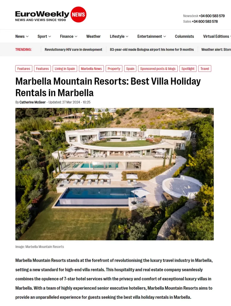 Marbella Mountain Resorts - Euroweekly News
